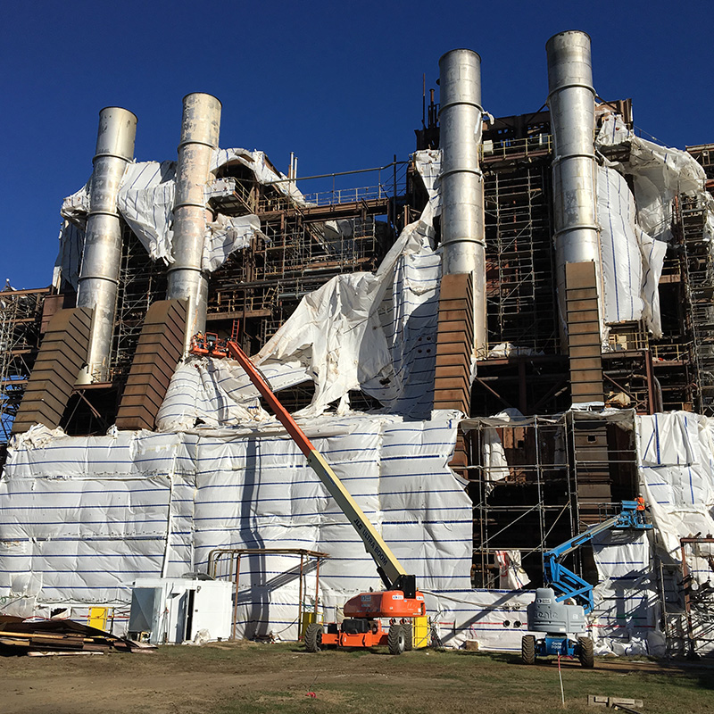 Building Being Treated for Asbestos